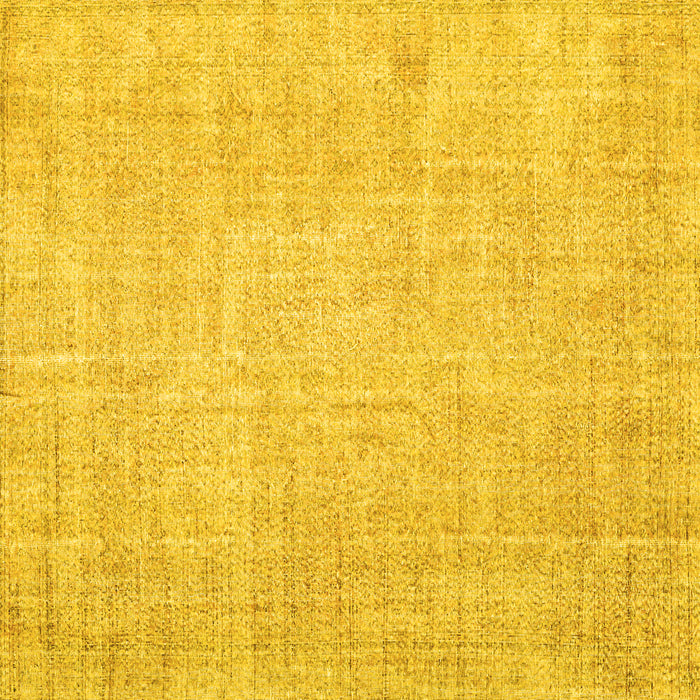 Square Persian Yellow Traditional Rug, tr4159yw