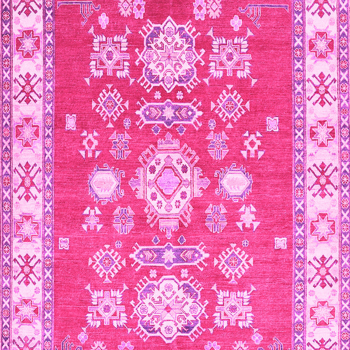 Geometric Pink Traditional Rug, tr415pnk