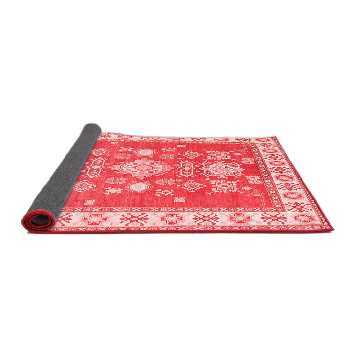 Geometric Red Traditional Area Rugs