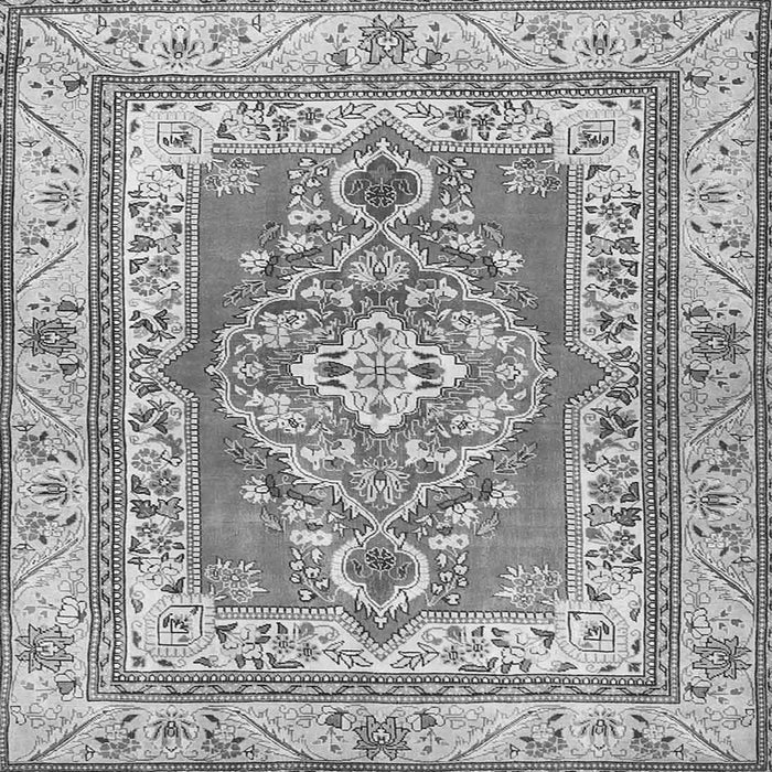 Serging Thickness of Persian Gray Traditional Rug, tr4160gry
