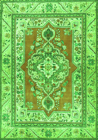 Persian Green Traditional Rug, tr4160grn