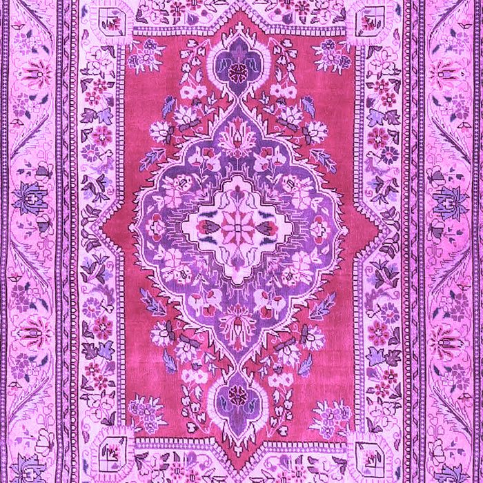 Machine Washable Persian Purple Traditional Area Rugs, wshtr4160pur