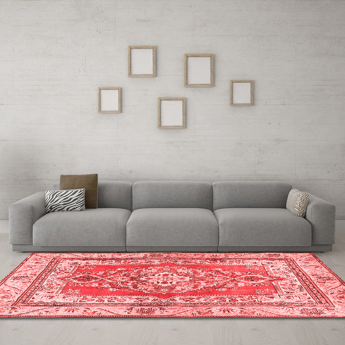 Traditional Red Washable Rugs