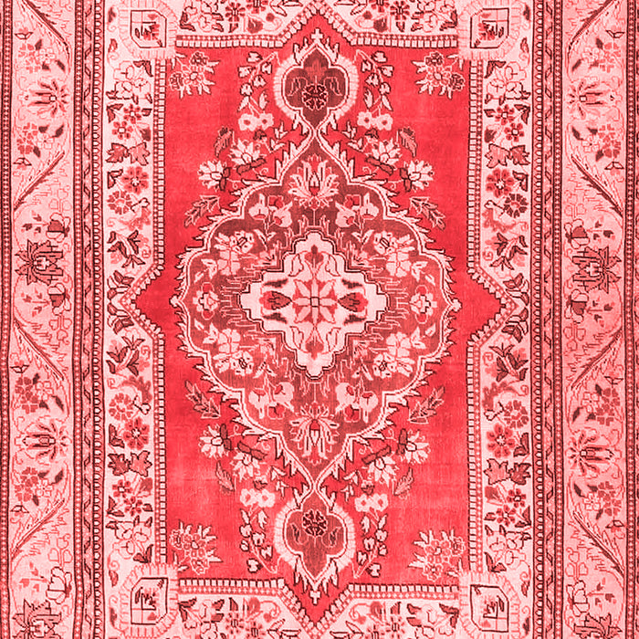 Machine Washable Persian Red Traditional Rug, wshtr4160red