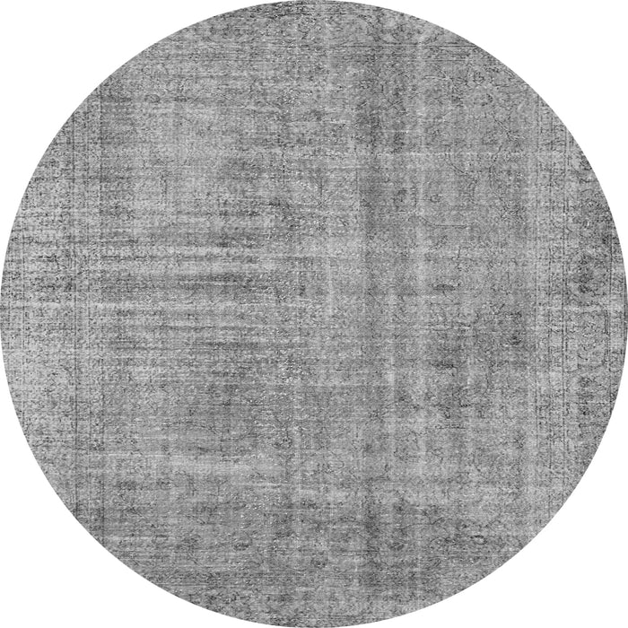 Machine Washable Persian Gray Traditional Rug, wshtr4161gry