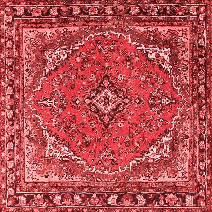 Machine Washable Persian Red Traditional Rug, wshtr4162red