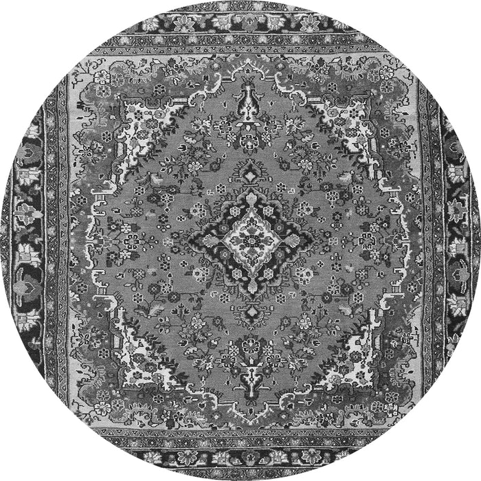 Square Persian Gray Traditional Rug, tr4162gry