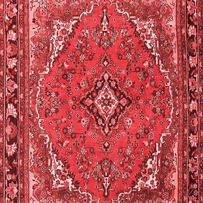 Machine Washable Persian Red Traditional Rug, wshtr4162red