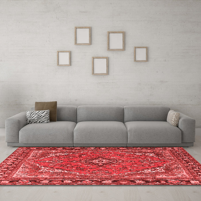 Traditional Red Washable Rugs