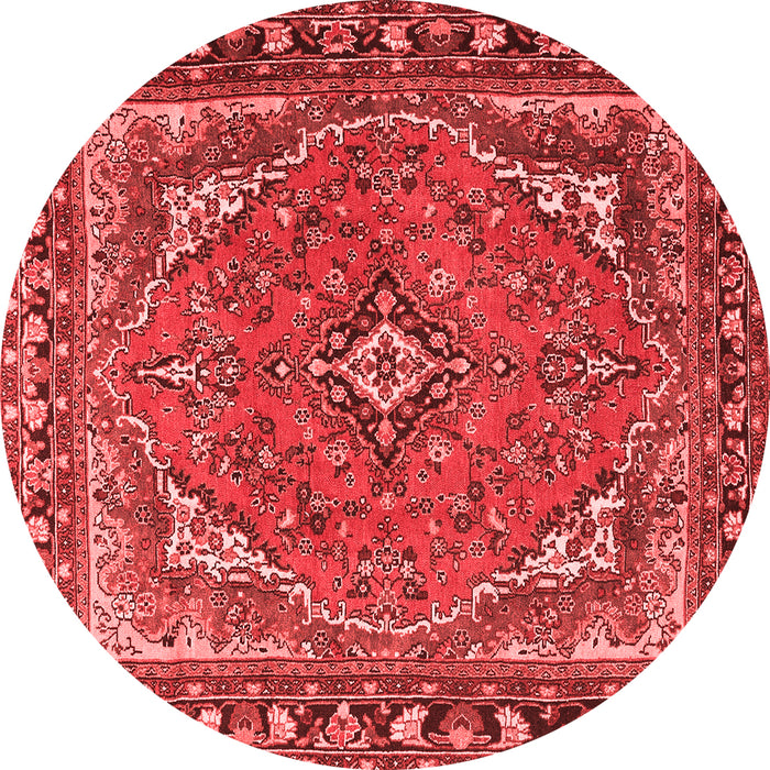 Machine Washable Persian Red Traditional Rug, wshtr4162red