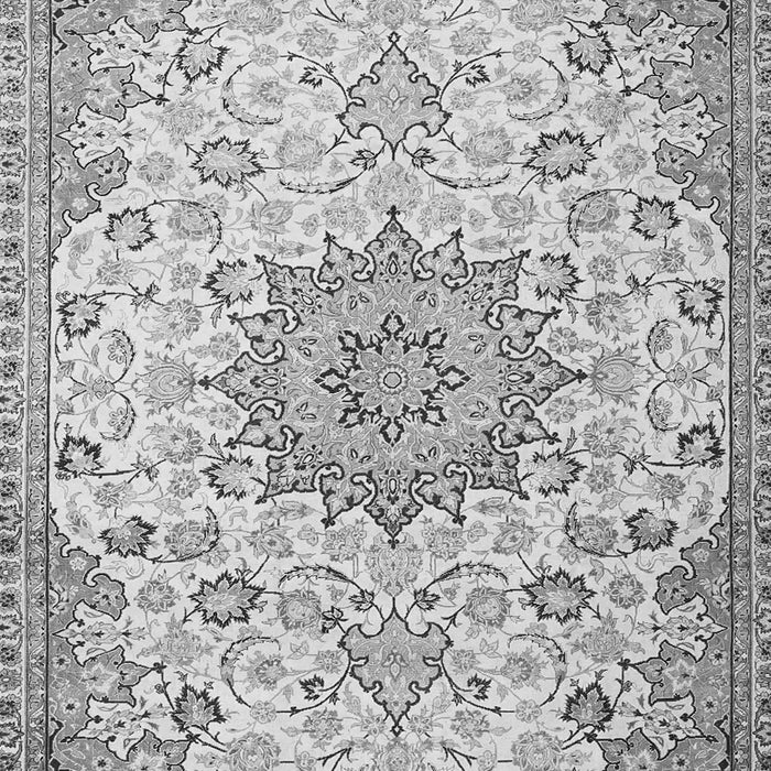 Medallion Gray Traditional Rug, tr4163gry