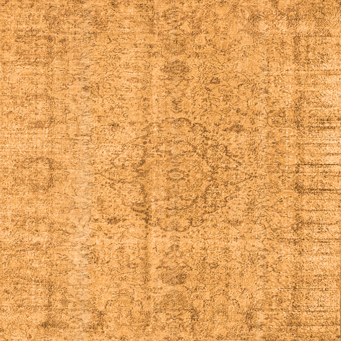 Serging Thickness of Persian Orange Traditional Rug, tr4164org