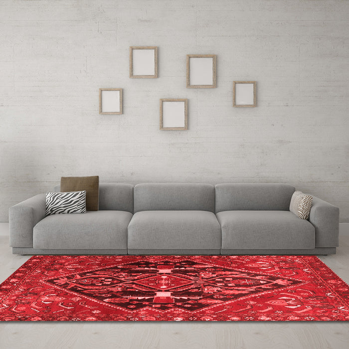 Traditional Red Washable Rugs