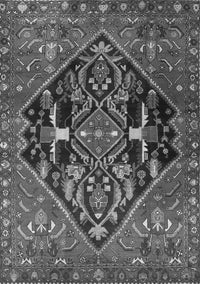 Medallion Gray Traditional Rug, tr4165gry