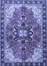 Medallion Blue Traditional Rug, tr4166blu