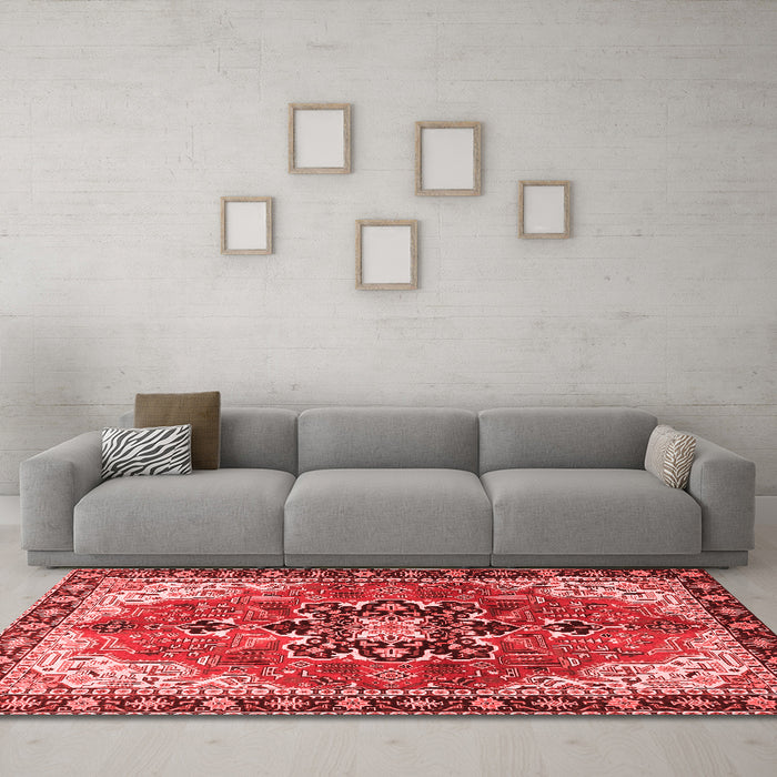 Traditional Red Washable Rugs