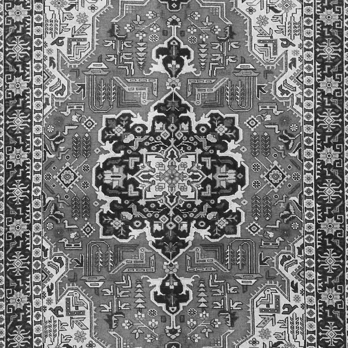 Medallion Gray Traditional Rug, tr4166gry