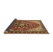 Sideview of Medallion Brown Traditional Rug, tr4166brn