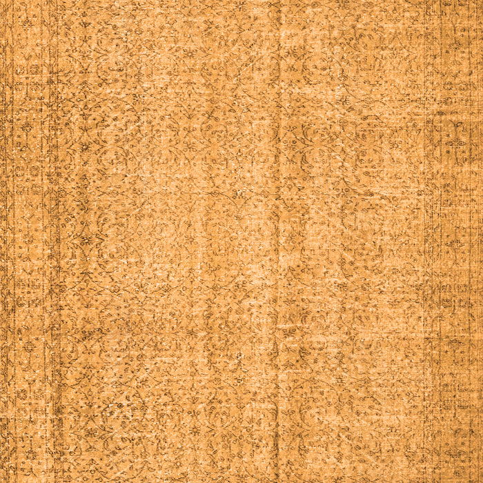 Serging Thickness of Machine Washable Persian Orange Traditional Area Rugs, wshtr4167org