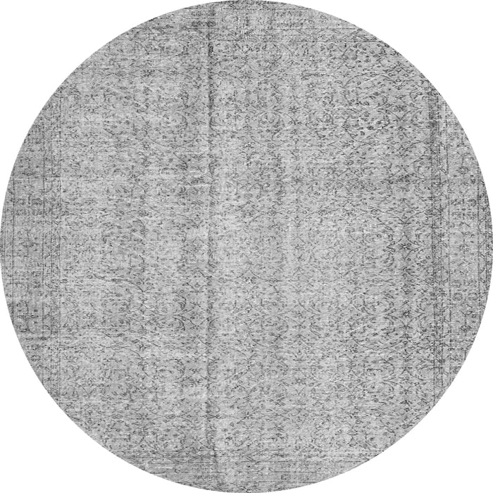 Square Persian Gray Traditional Rug, tr4167gry