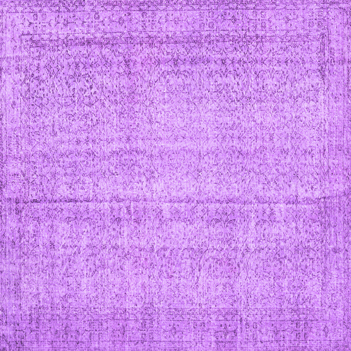 Square Persian Purple Traditional Rug, tr4167pur