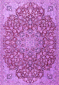 Medallion Purple Traditional Rug, tr4168pur