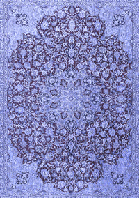 Medallion Blue Traditional Rug, tr4168blu