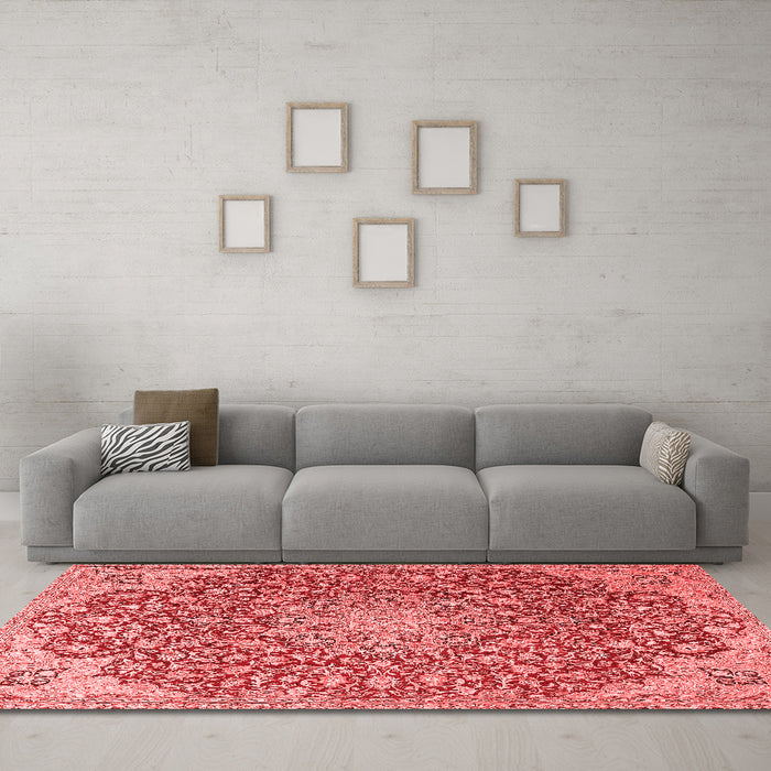 Traditional Red Washable Rugs