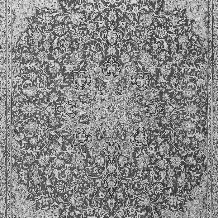 Medallion Gray Traditional Rug, tr4168gry