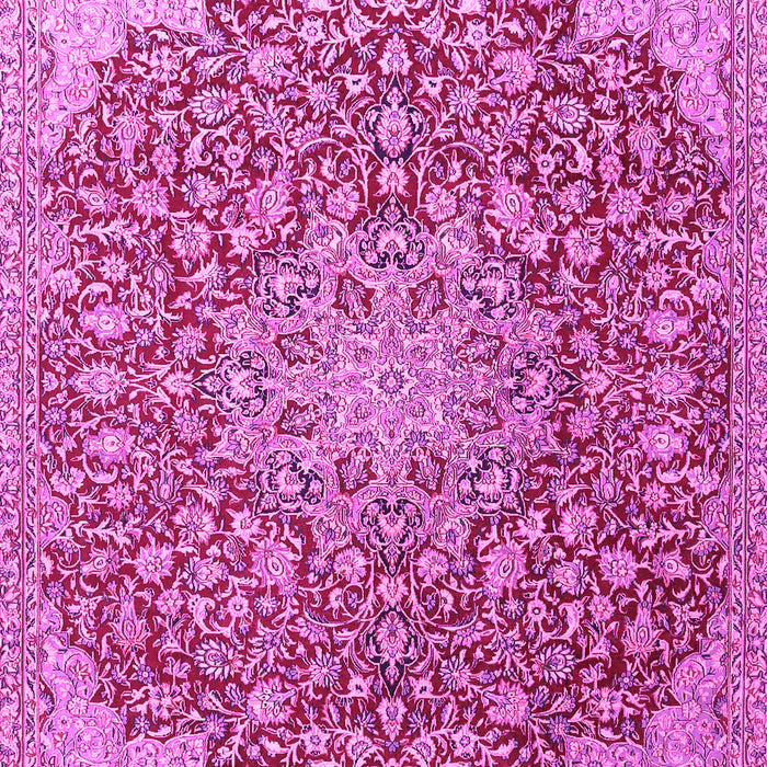Medallion Pink Traditional Rug, tr4168pnk