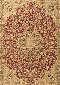 Medallion Brown Traditional Rug, tr4168brn