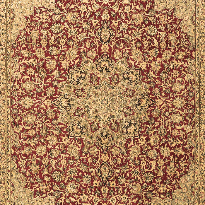 Medallion Brown Traditional Rug, tr4168brn