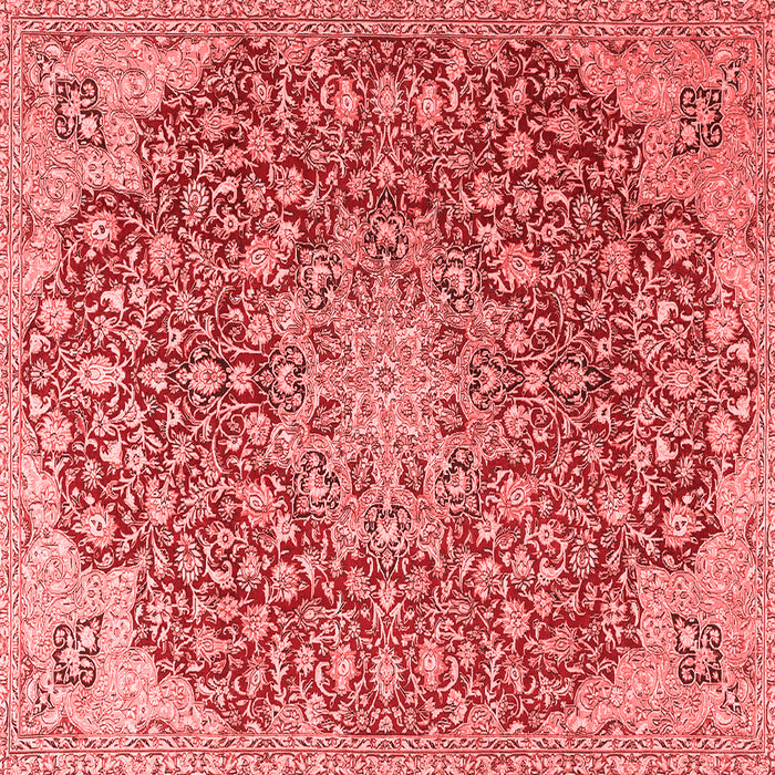 Medallion Red Traditional Rug, tr4168red
