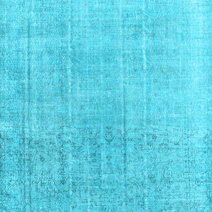 Machine Washable Persian Light Blue Traditional Rug, wshtr4169lblu