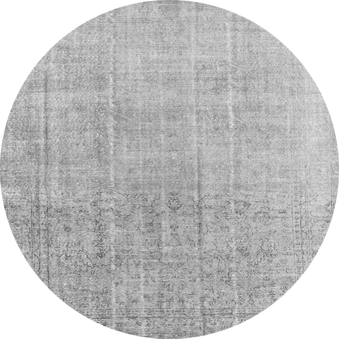 Machine Washable Persian Gray Traditional Rug, wshtr4169gry