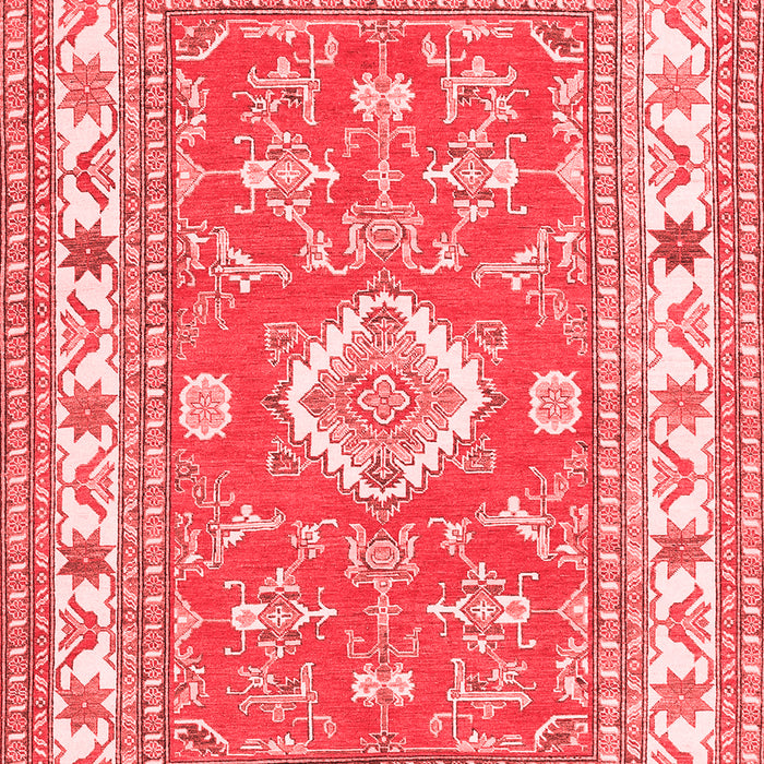 Geometric Red Traditional Area Rugs