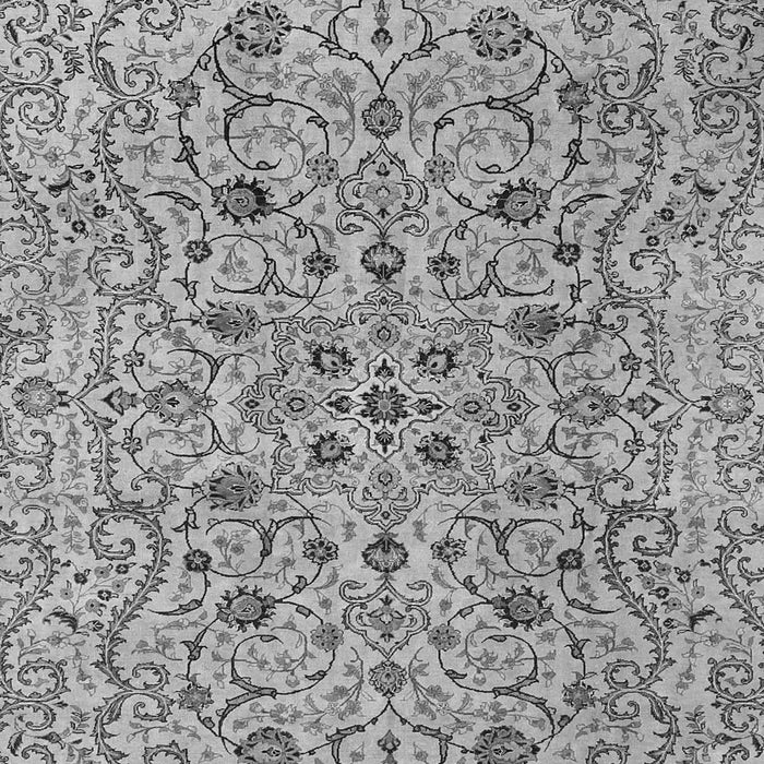 Serging Thickness of Machine Washable Persian Gray Traditional Rug, wshtr4170gry