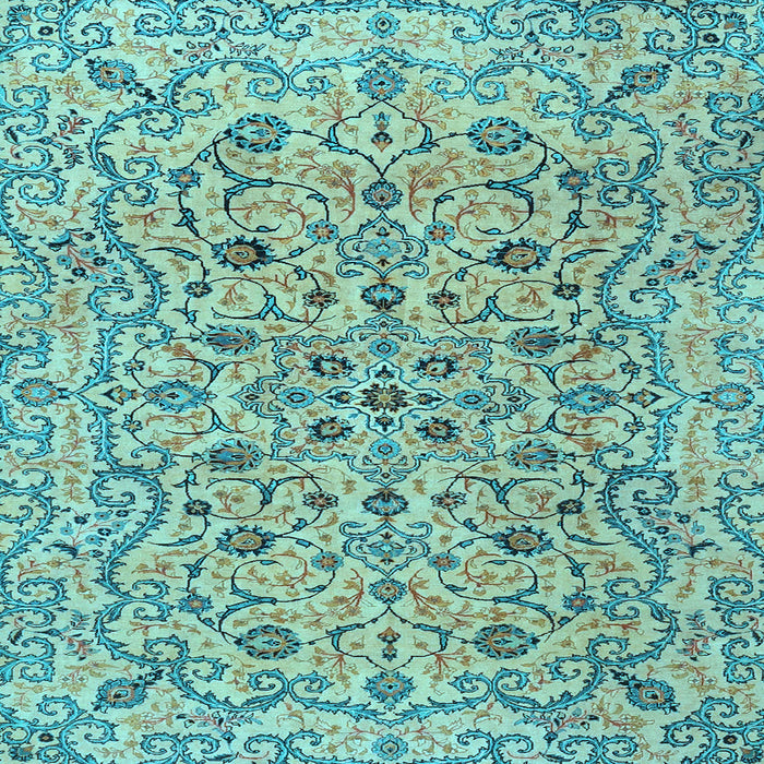 Square Persian Light Blue Traditional Rug, tr4170lblu