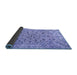 Sideview of Persian Blue Traditional Rug, tr4170blu