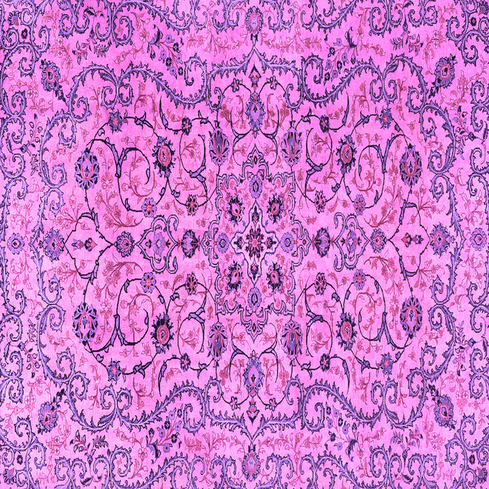 Square Machine Washable Persian Purple Traditional Area Rugs, wshtr4170pur