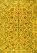 Machine Washable Persian Yellow Traditional Rug, wshtr4170yw