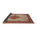 Sideview of Traditional Red Medallion Rug, tr4172