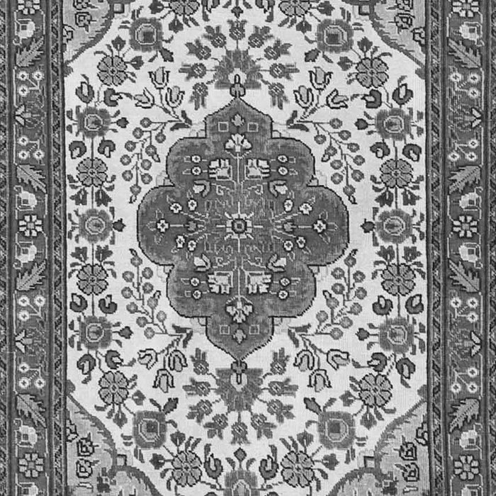 Medallion Gray Traditional Rug, tr4172gry