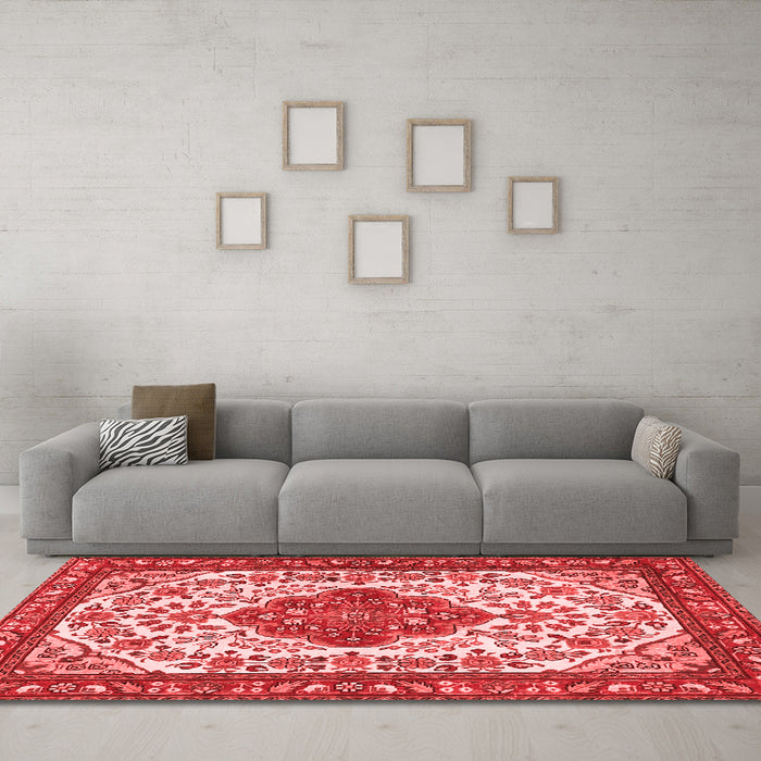 Traditional Red Washable Rugs