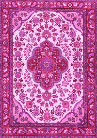 Medallion Pink Traditional Rug, tr4172pnk