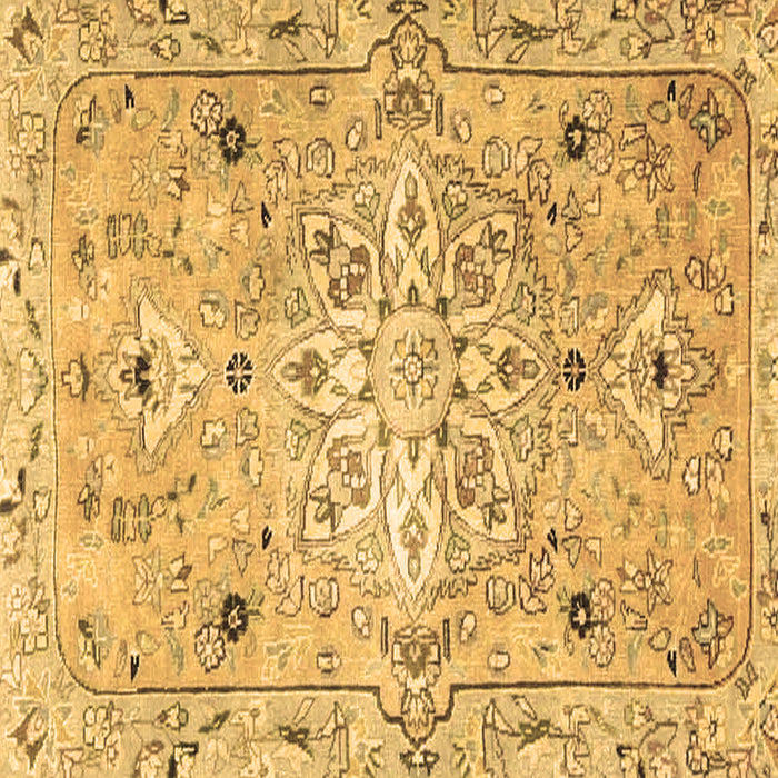 Square Machine Washable Persian Brown Traditional Rug, wshtr4173brn