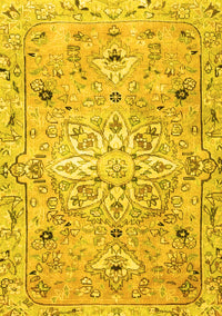 Persian Yellow Traditional Rug, tr4173yw