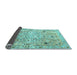 Sideview of Persian Light Blue Traditional Rug, tr4173lblu