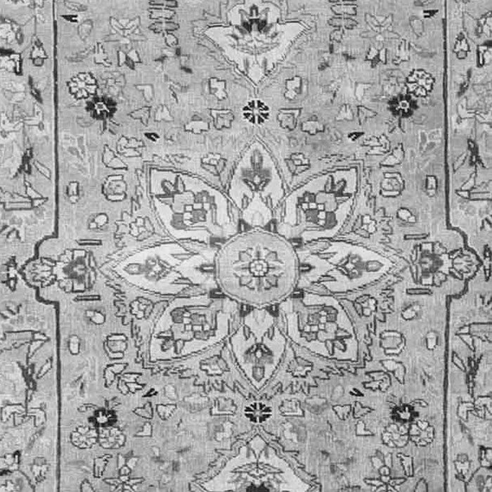 Serging Thickness of Machine Washable Persian Gray Traditional Rug, wshtr4173gry