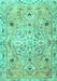 Persian Turquoise Traditional Rug, tr4173turq